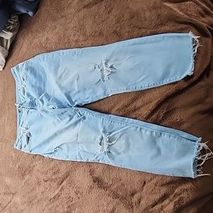 Express Plus Size ripped jeans